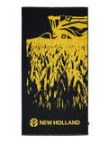 NEW HOLLAND Combine harvester" beach towel