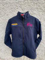 BURKES NEW HOLLAND LADIES NAVY SOFTSHELL JACKET